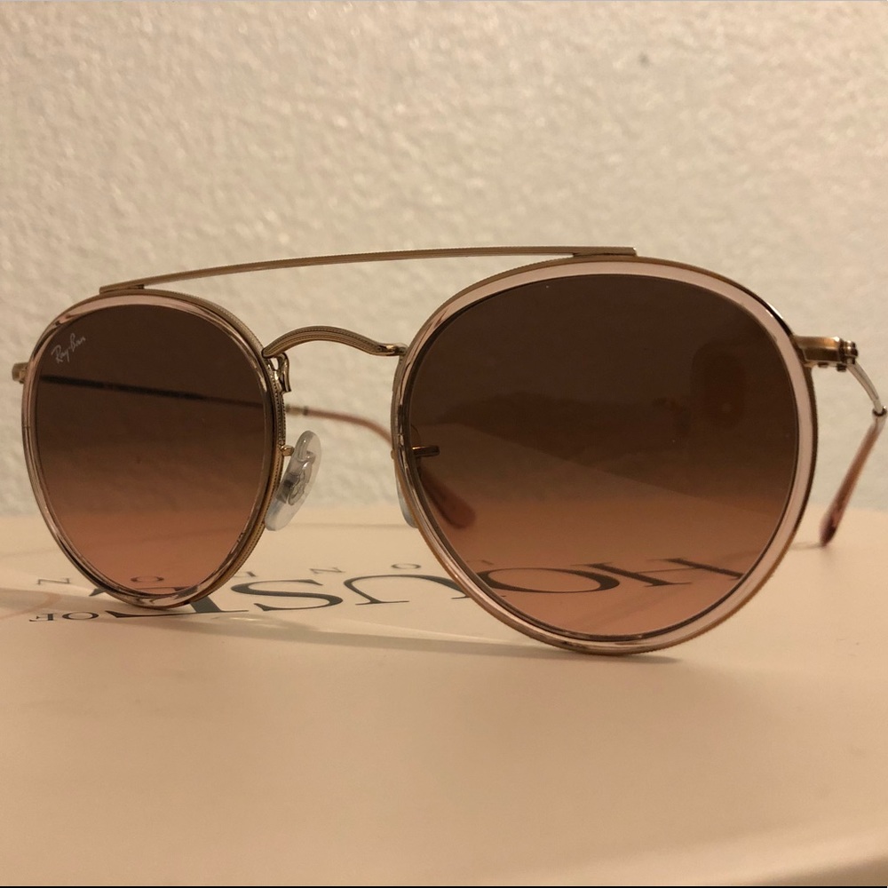 Ray-Ban RB3647-N Pink/Bronze Aviator Sunnies